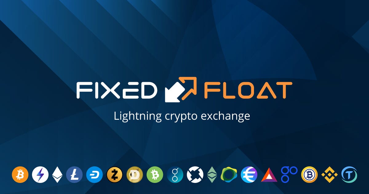 FixedFloat exchange interface review.