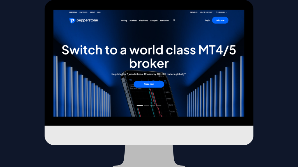 Pepperstone broker review: trading platform interface.